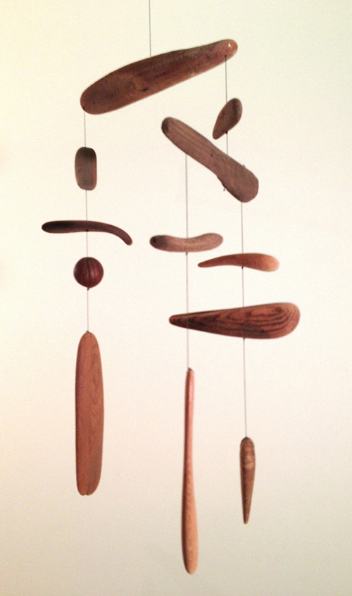 "Space" &emsp; Driftwood and string &emsp; 11"x16" &emsp; 2013